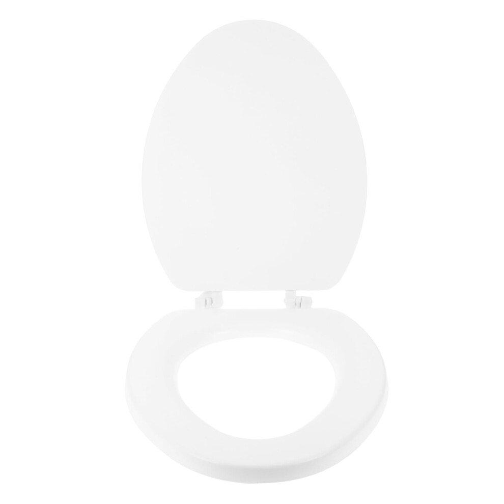 Elongated Foam Toilet Seat With Soft Cushion And Thick Lid For Comfortable Easy Installation 9771547324003