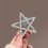 (1pc) Sterne Haarclip Damen Strass 1