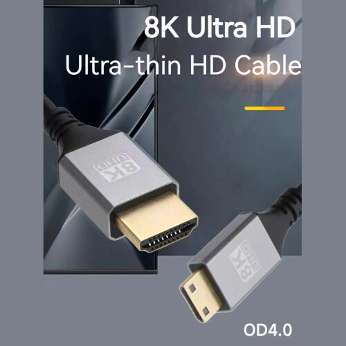 (0.5m) 8K HDMI Cable for Cameras & Projectors