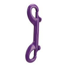 90mm 316 Stainless Steel Double Head Dive Hook, Purple, Quick Release