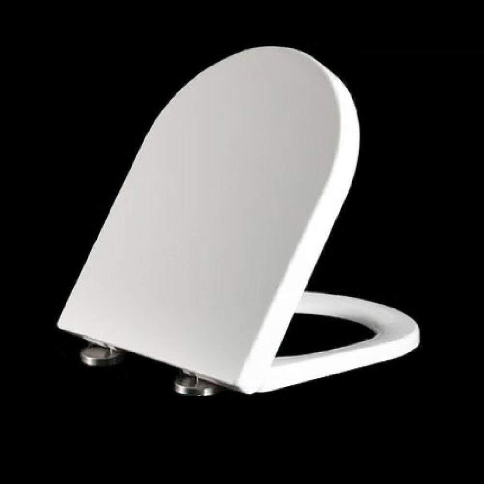 U Shape Slow Close Toilet Seat Duroplast White With Noise Reduction Easy Install For Home And Commercial 9073542466734