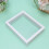 Diy Stereoscopic Plant Frame Double Sided Glass Display White 6Inch 5