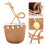 1Stk Kinder Strohtasche Woven Handbag Strandtasche 5