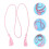 2St Afstudeer Erelint Polyester Roze, Jurk En Feestdecoratie 8