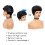 (1B) Short Pixie Curly Wigs for Women - 6\" Human Hair 1