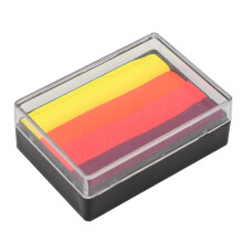 4-Farb-Split-Cake-Palette für Kinder & Erwachsene, Wasseraktivierte Gesichts- und Körperspachtel, 30g