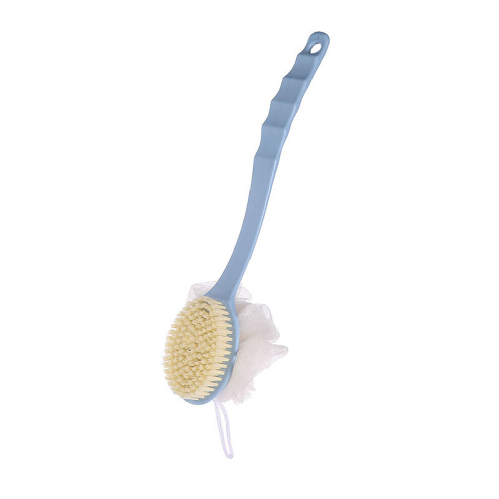 Dachuang Beauty (Blue) Exfoliating Shower Brush With Loofah & Bristles