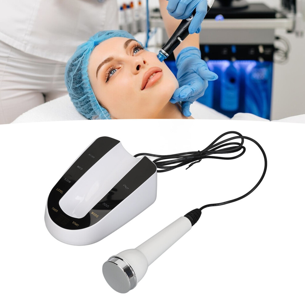 Ultrasound Facial Massager - Emulsifies Liquids, Gels, 3 Gear Settings