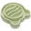 Light Green Durable PP Dog Slow Feeder Bowl for Pets 3