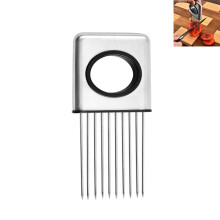 (Black Packaged) Stainless Steel Kitchen Fork for Onions & Meats, Anti-Slip