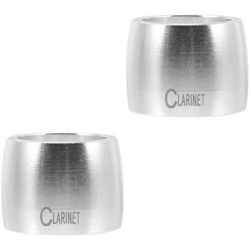 2Pièces Clip Ajustable Argenté Pour Saxophone Accessoire Durable 2