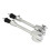 Drum Leg Replacement Set with Durable Metal Construction for Stable Bass Drum Riser Support 1