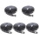 5Pcs Long Black Polyester Ribbon for Gift Wrapping and Party Decor 4