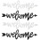 4Pcs Durable Wooden Letter Hanging Plaques Rustic Front Door Decor 3