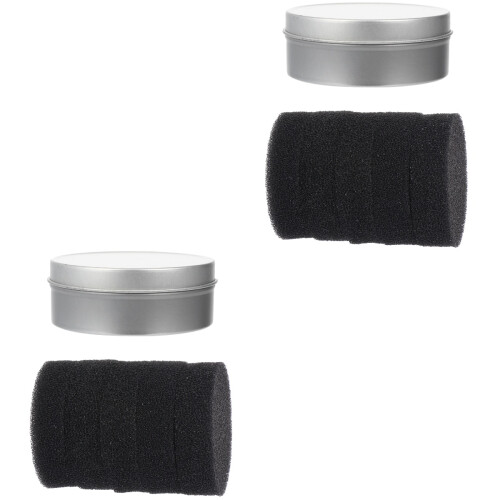 2 Sets Make Up Cleaner For Brushes Face Cleansing Sponge Makeup Quick 2