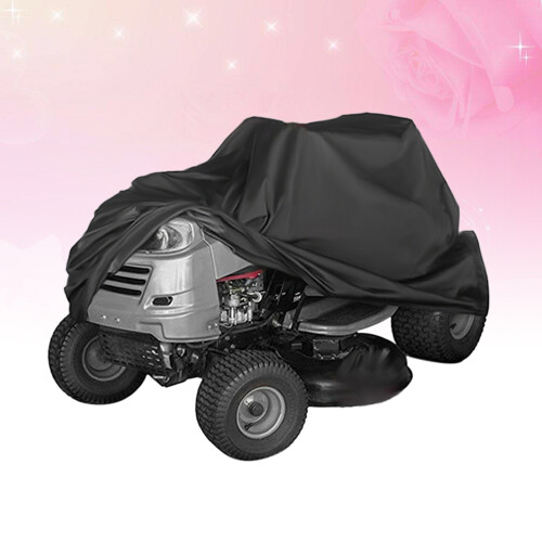 Black Waterproof Grass Machine Cover Durable Outdoor Protector 2