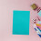 6Pcs Sky-Blue PVC Printmaking Carving Boards for Kids Creativity 5