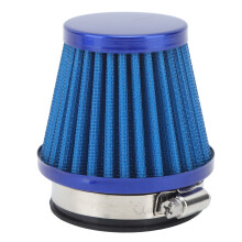 Universal 50mm Heavy Calibre Air Intake Filter for Off Road Motorcycle ATV Quad Blue