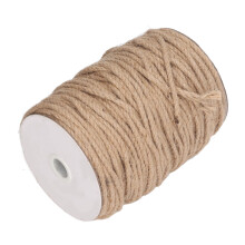 4 mm 100 m Natürliche Juteschnur für DIY Kunst, Gartenarbeit und Basteln