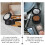 6Pcs Black Eyeshadow Organizer Durable Makeup Storage DIY Container 6