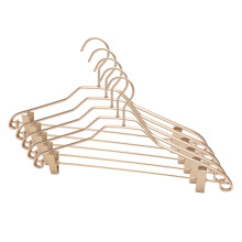 (Matte Gold, Coat Hanger) Rutschfester Anzugbügel aus Aluminiumlegierung