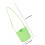6Pcs Durable Canvas Cup Holder Tray Handheld Coffee Sleeve Light Green 2