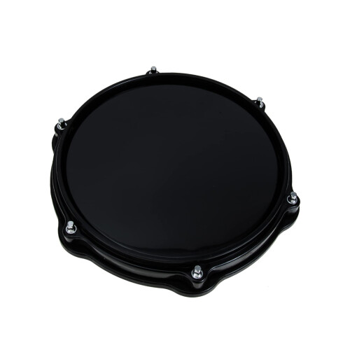 10 Inch Drum Practice Pad Set with Metronome, Rubber Surface, Noise Reduction for Beginners