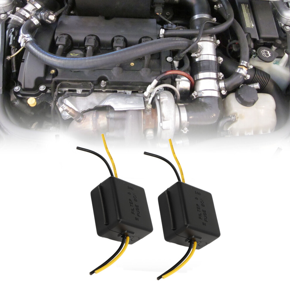 2Pcs 12V Car Power Filter Interference Noise Reduction For Stereo Amplifiers 9461388816859