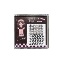 (B) Natural Curl False Eyelashes 11-13mm, Lightweight for Women