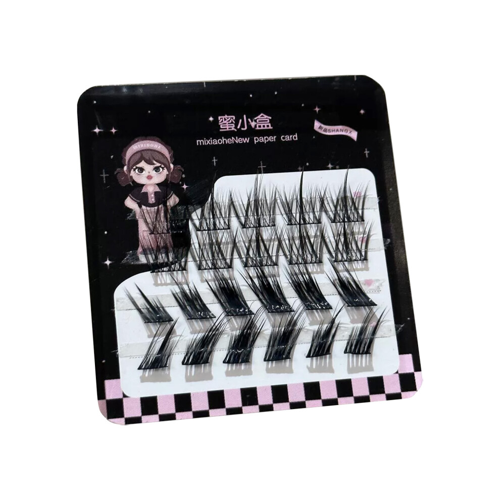Hue-Grain (A) Natural Curl False Eyelashes 11-13Mm, C Curl For Women