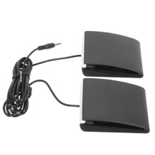 Sustain Pedal with Dual Damper Control for Electric Piano and Drums, Thickened Durable Base