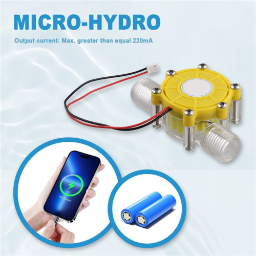 10W Water Flow Pump   Generator Turbine Flow Hydraulic Conversion 5V