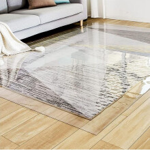 Clear PVC Chair Mat for Hard Floors, Transparent NonSlip Waterproof Floor Protector Pad, 1.5/2mm Thick, 60/80/100cm