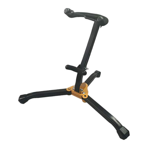 Adjustable Saxophone Stand with Stable Tripod Base and Protective Padded Support for Universal Fit