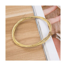 Brass Color Classical Guitar Strings Set of 6 – Warm Acoustic Tone and Durable Steel Wire Replacement