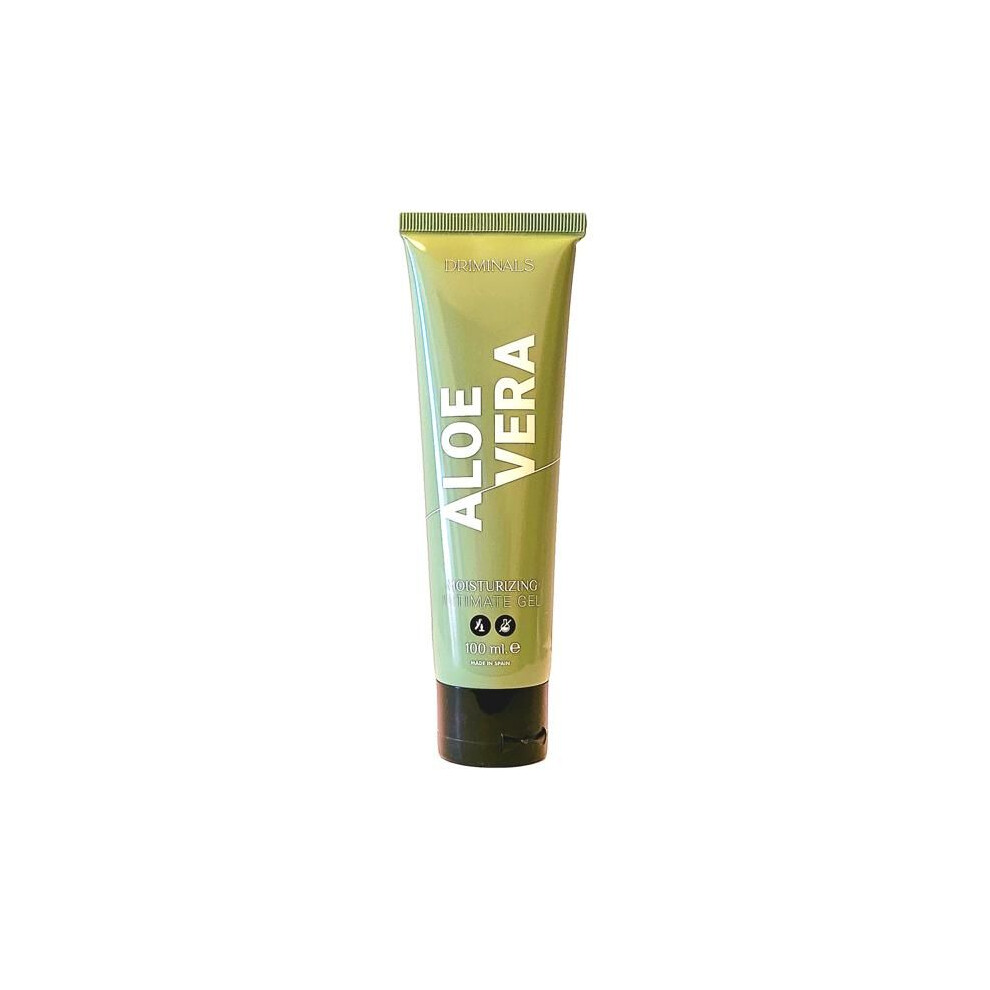 Driminals Cream Aloe Vera. Natural Intimate Lubricant Gel 100Ml. The Best Against Vaginal Dryness.