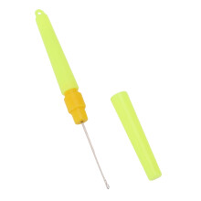 Portable Double End Pen Style Fishing Bait Needle, Fluorescent Yellow
