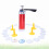 Red Biscuit Syringe Sugarcraft Mold Lightweight Easy Clean 4