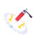 Red Biscuit Syringe Sugarcraft Mold Lightweight Easy Clean 5
