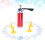 Red Biscuit Syringe Sugarcraft Mold Lightweight Easy Clean 8