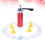 Red Biscuit Syringe Sugarcraft Mold Lightweight Easy Clean 9