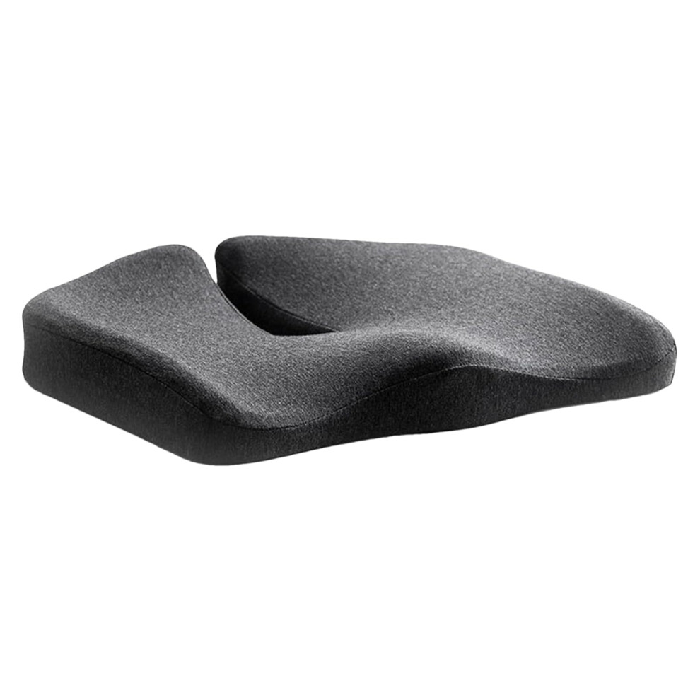 Memory Foam Seat Cushion For Office Chair And Car Â Ergonomic Design For Back, Hip And Tailbone Support Dark/Gray 9771547327967