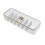 Desktop Storage Box Multifunctional Frame Sorting Box Clamshell Design Storage Data Cable Storage Box Transparent 1