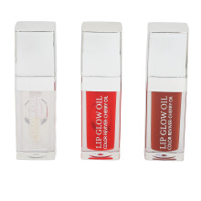 Set di 3 oli per labbra da 8ml, idratanti, lucidi, nutrienti, a lunga durata, ideale per Natale