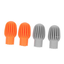 4pcs Drumstick Silencers Silicone Drumstick Covers Noise Reduction Tips for Quiet Practice
