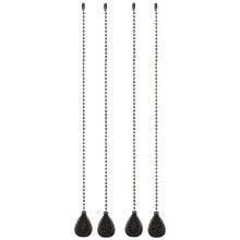 Ceiling Fan Pull Chains,4Pcs Bronze Extension Fan, Lamp Pull Chain Decorative Extender Ornament Fan Chain Connector