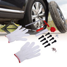 24PCS Tire Valve Repair Tool Kit TR413 TR414 Red Handle for Cars ATV Trucks