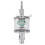 50mL Engine Machine Lubricator Oil Gravity Drip Feed Oiler Clear+Silver 1