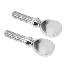 2Pcs Silver Metal Flute Head Screws, Sturdy Flute Replacement Parts for Musicians and Use