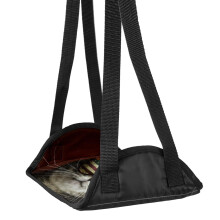 Airplane Footrest with Memory Foam Comfort, Adjustable Travel Foot Hammock for Long Flights and Office